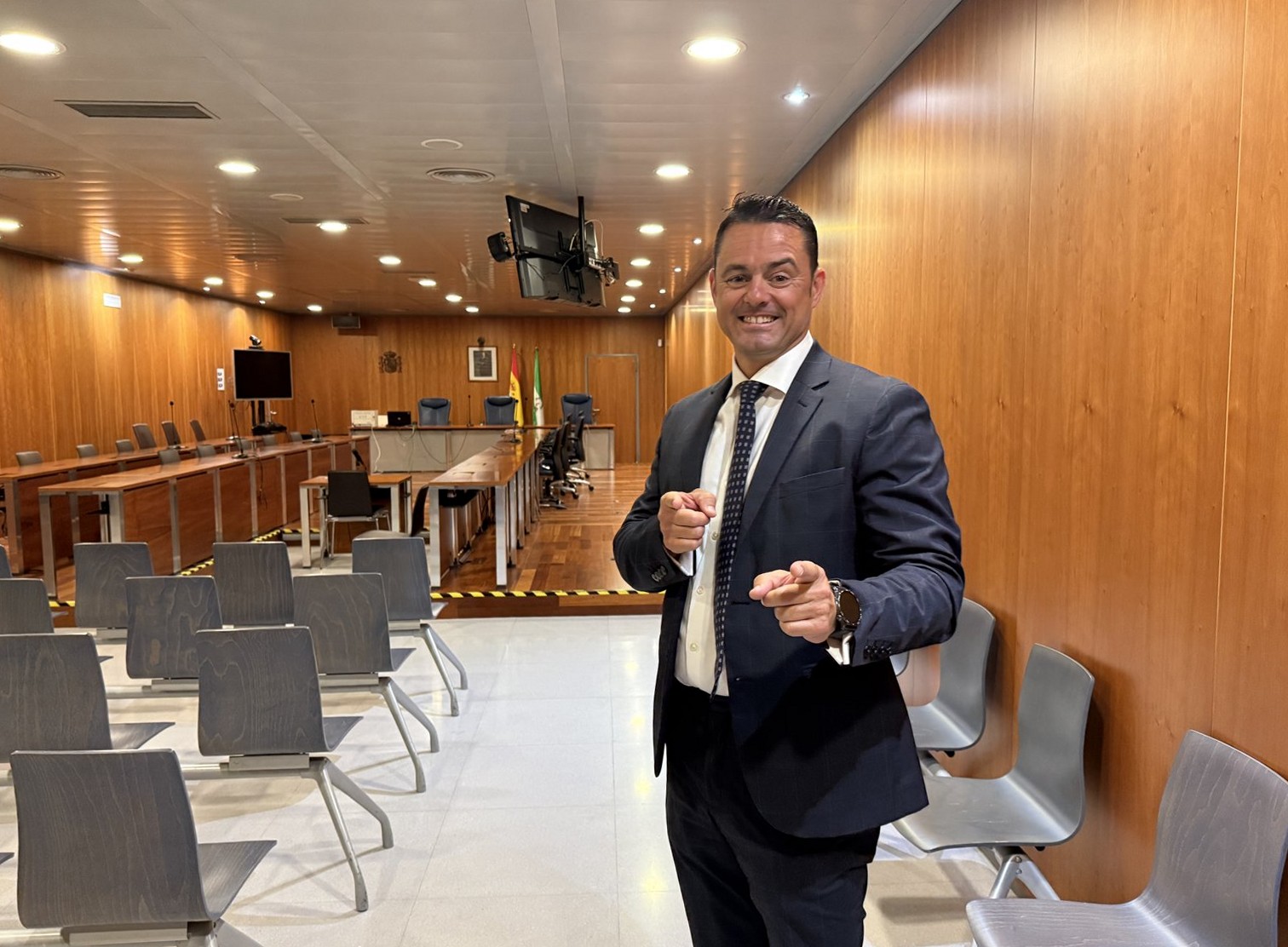 Manuel Mateo Torrecilla González in a Spanish courtroom
